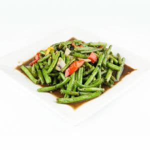 String Beans with Black Bean Sauce / 干煸四季豆