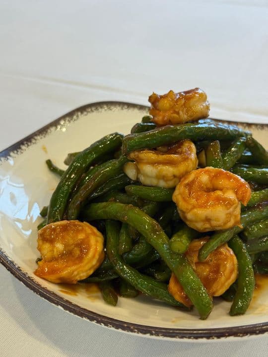 Shrimp with String Beans / 四季豆虾