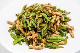Shredded Pork with String Beans / 四季豆肉丝