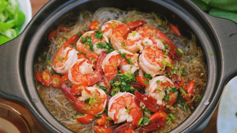 Garlic Shrimp in Hot Pot / 蒜虾煲