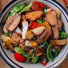 BBQ Pork with Vegetables / 蔬菜叉烧 (SP)