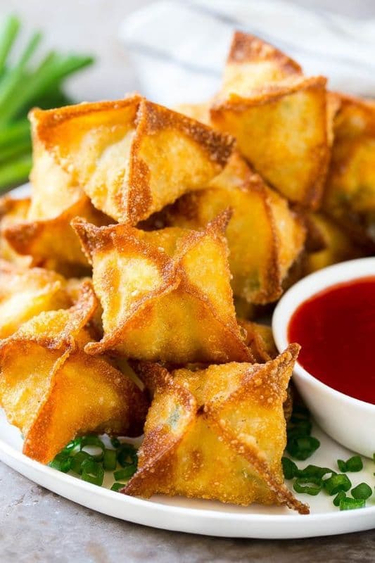 Cheese Crab Wontons / 蟹角 (8 pcs)