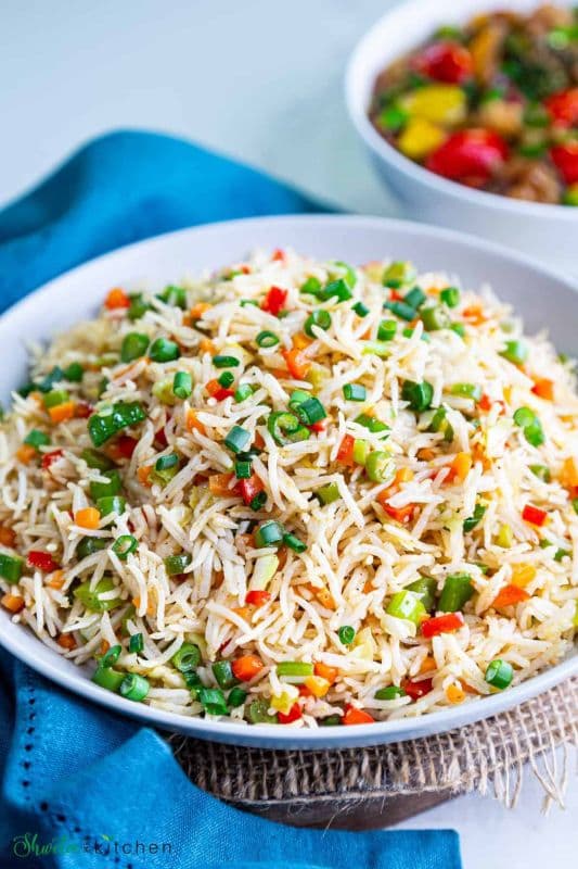 Vegetable Fried Rice / 素炒饭